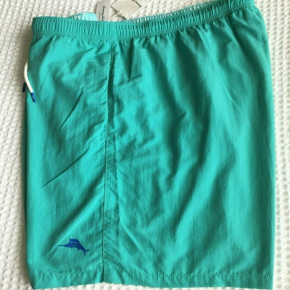 Tommy Bahama Naples Coast Green Swim Trunks - Picture 3 of 5